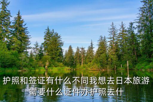 护照和签证有什么不同我想去日本旅游需要什么证件办护照去什
