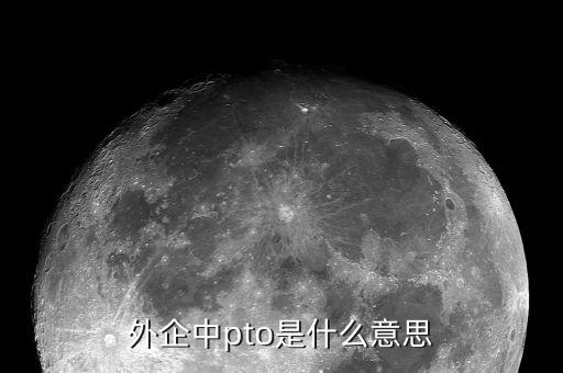 外企中pto是什么意思