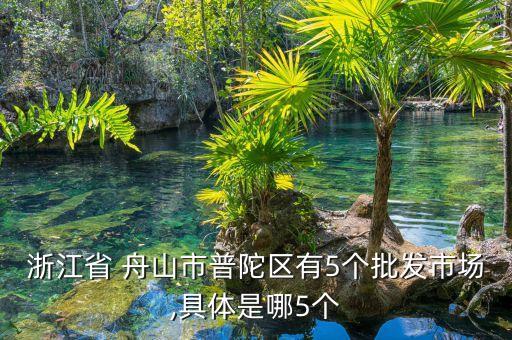 浙江省 舟山市普陀区有5个批发市场,具体是哪5个