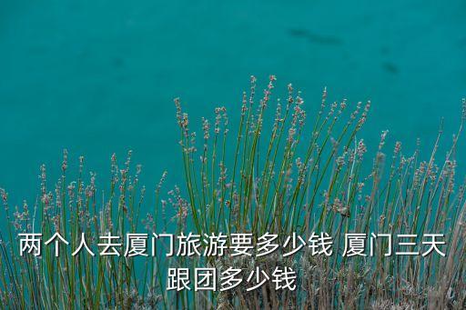 两个人去厦门旅游要多少钱 厦门三天跟团多少钱