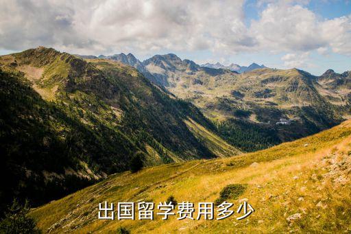 出国留学费用多少