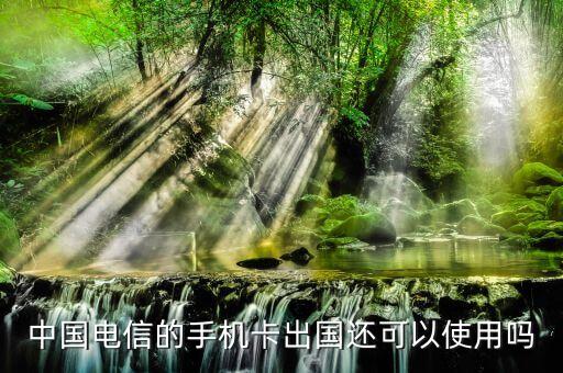 中国电信的手机卡出国还可以使用吗