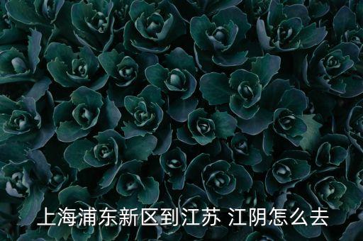 上海浦东国际机场到江阴的大巴汽车站,从江阴到上海浦东机场怎么走?