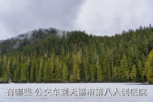 有哪些 公交车到无锡市第八人民医院