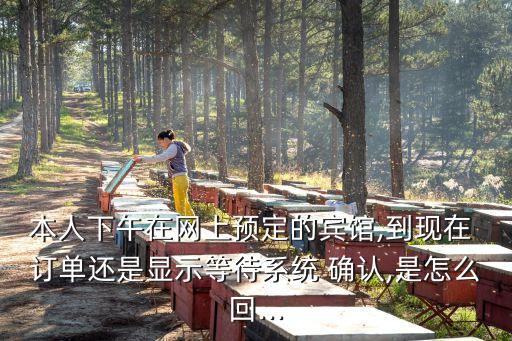 本人下午在网上预定的宾馆,到现在 订单还是显示等待系统 确认,是怎么回...