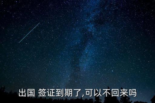 出国 签证到期了,可以不回来吗