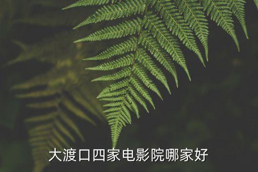 大渡口四家电影院哪家好