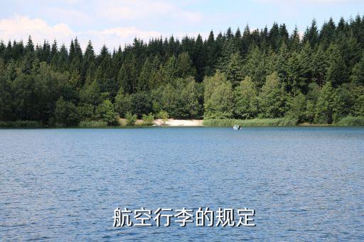  航空行李的规定