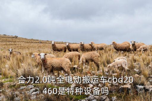 合力2.0吨全电动搬运车cbd20460是特种设备吗