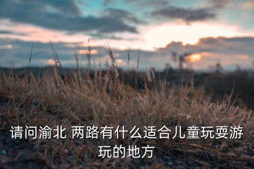 请问渝北 两路有什么适合儿童玩耍游玩的地方
