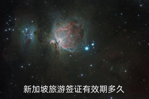 新加坡旅游签证有效期内，新加坡旅游签证的有效期是多久