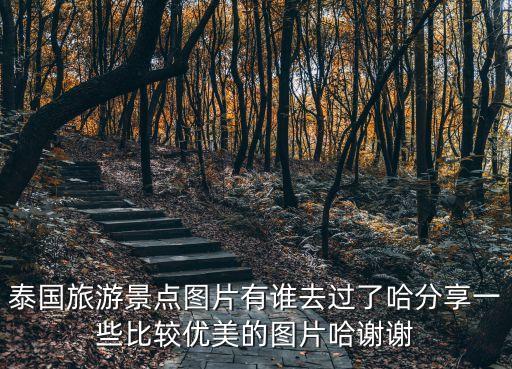 泰国旅游景点图片有谁去过了哈分享一些比较优美的图片哈谢谢