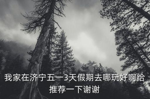 我家在济宁五一3天假期去哪玩好啊给推荐一下谢谢