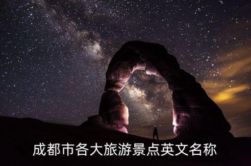 成都市各大旅游景点英文名称
