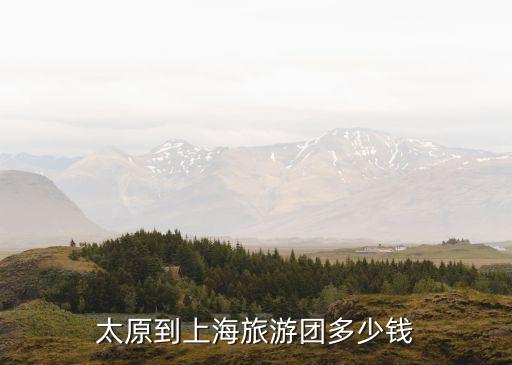 太原到上海旅游团多少钱