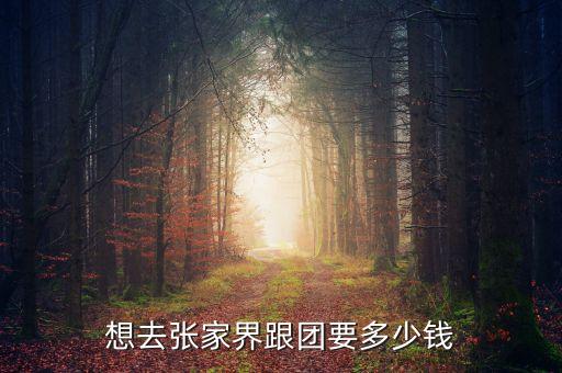 想去张家界跟团要多少钱