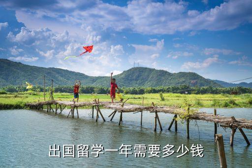 出国留学一年需要多少钱