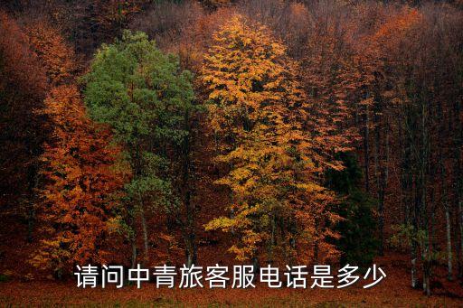 请问中青旅客服电话是多少