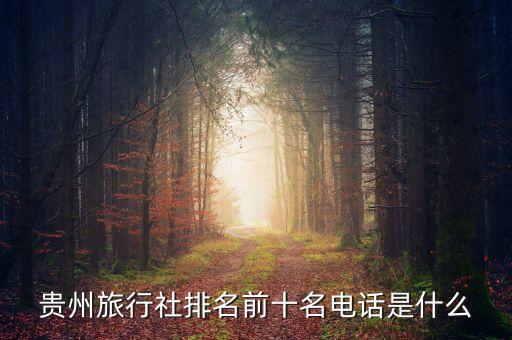 贵阳国旅旅行社电话，旅行社电话是多少