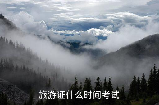 旅游证什么时间考试