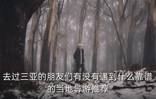 去过三亚的朋友们有没有遇到什么靠谱的当地导游推荐