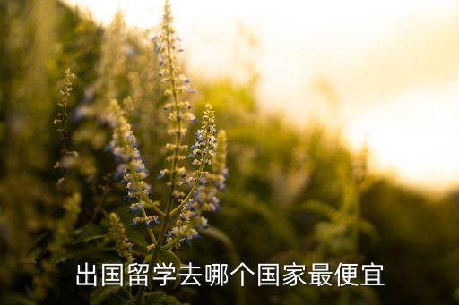 出国留学去哪个国家最便宜