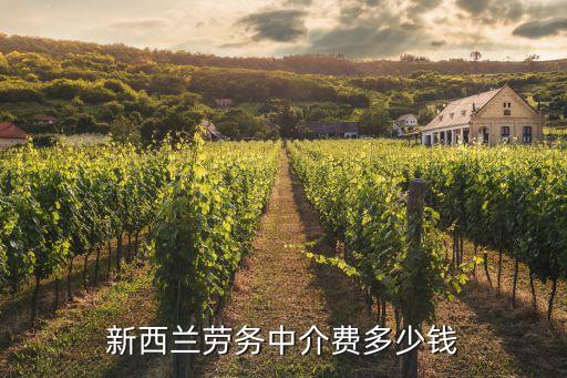 新西兰劳务中介费多少钱