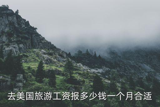去美国旅游工资报多少钱一个月合适