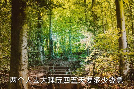 去一趟大理两个人需要多少钱，两人去云南大理旅游一个星期大概要多少钱