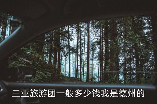 三亚旅游团一般多少钱我是德州的