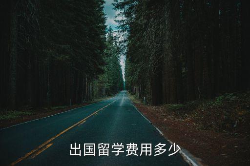 出国留学费用多少