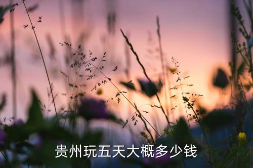 贵州六日游旅行社报价表，贵州玩五天大概多少钱
