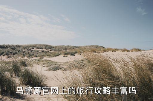 马蜂窝旅游app怎么样，马蜂窝官网上的旅行攻略丰富吗