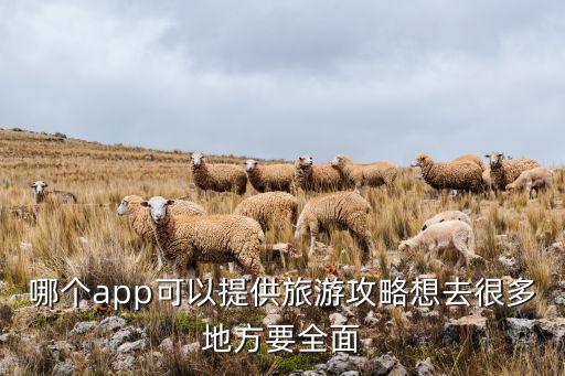 哪个app可以提供旅游攻略想去很多地方要全面