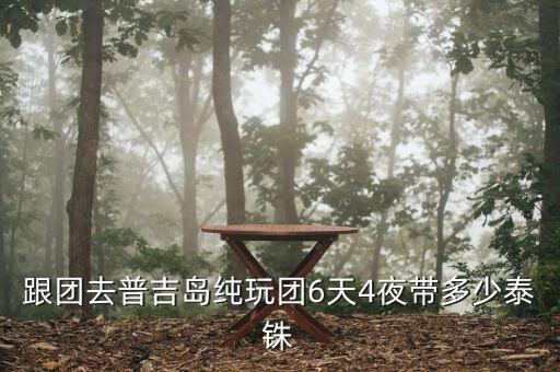 跟团去普吉岛纯玩团6天4夜带多少泰铢