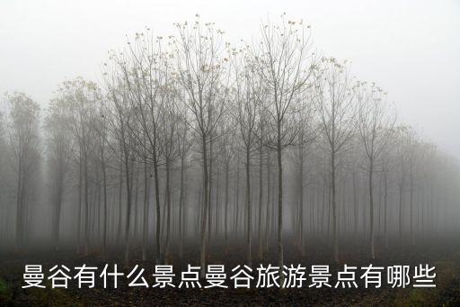 曼谷有什么景点曼谷旅游景点有哪些