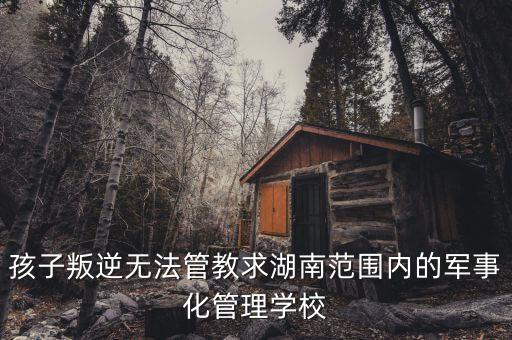 青少年叛逆军事化管理学校，庐山脚下那所管青春期叛逆孩子的学校叫什么