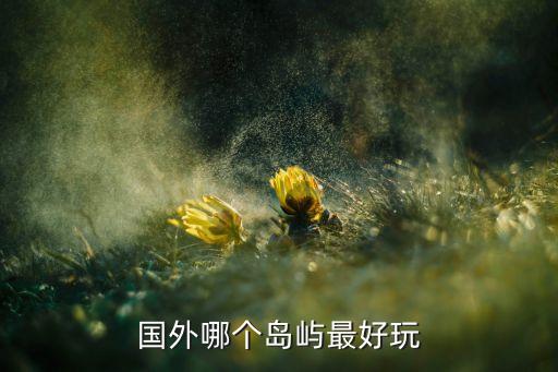 国外哪个岛屿最好玩
