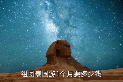 组团泰国游1个月要多少钱
