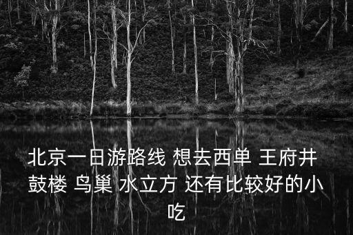 北京一日游最佳安排，北京一天时间去哪玩好