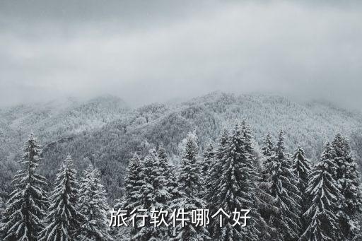 旅行软件哪个好