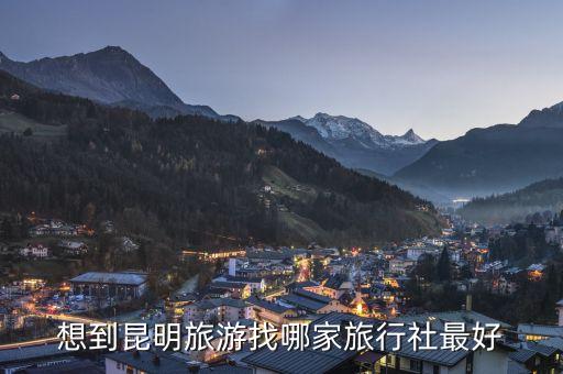 云南昆明旅行社哪家好，求昆明最好旅行社