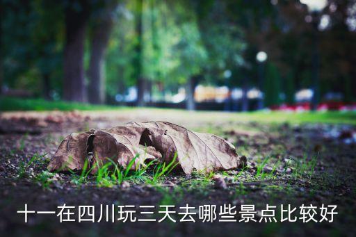 十一在四川玩三天去哪些景点比较好