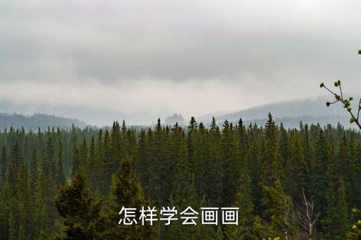 怎样学会画画