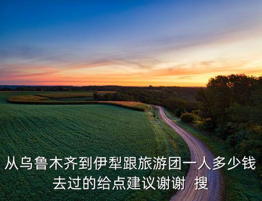 从乌鲁木齐到伊犁跟旅游团一人多少钱去过的给点建议谢谢  搜