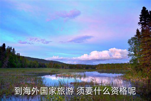 到海外国家旅游 须要什么资格呢