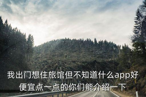 酒店在什么app上订便宜，用那个软件住酒店便宜