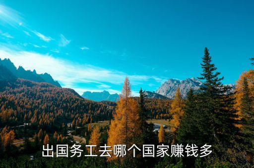 出国务工去哪个国家赚钱多