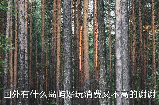 国外有什么岛屿好玩消费又不高的谢谢