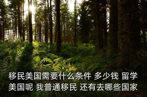 哪些国家可直接移民美国，哪些申请人可快速入籍美国
